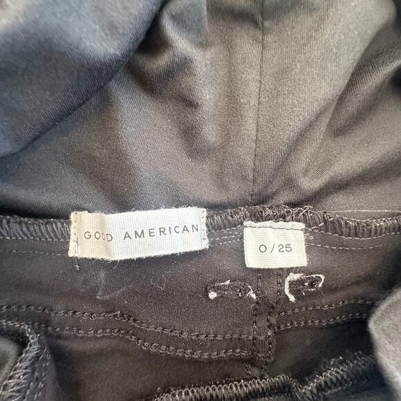 Good American Maternity Black Over Belly Skinny Jeans 0 / 25 NWT - Picture 8 of 14